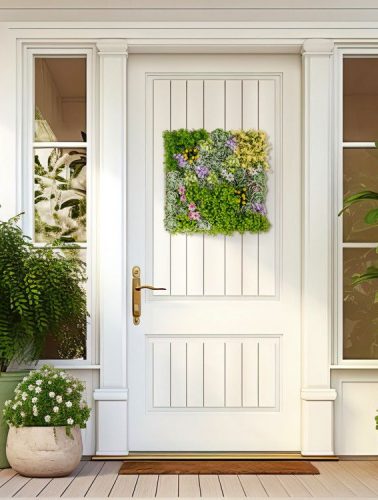 20" x 20" 3D Hanging Succulents with 10 Types of Mixed Faux Plants for Balcony Home